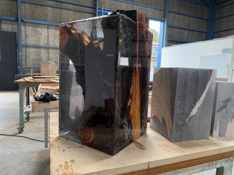 RESIN Cube 研磨