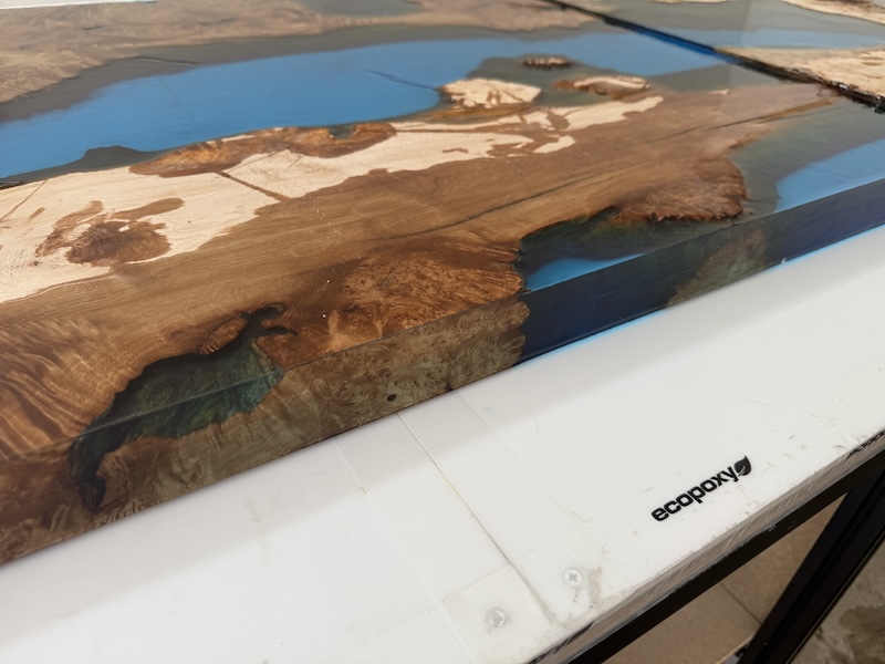 カエデレジンテーブル　レジンテーブル