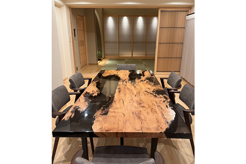 屋久杉レジンテーブル