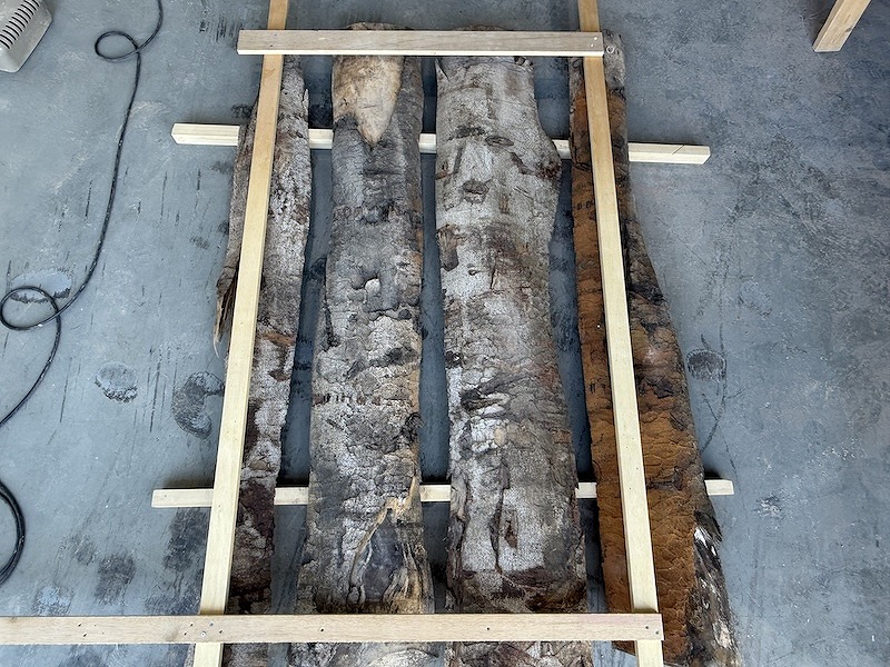 富士樹海ナラ　持ち込みレジンテーブル