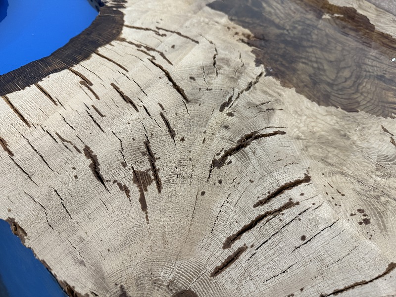 富士樹海ナラ　持ち込みレジンテーブル