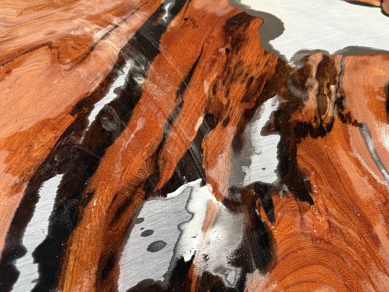 神代杉レジンテーブル