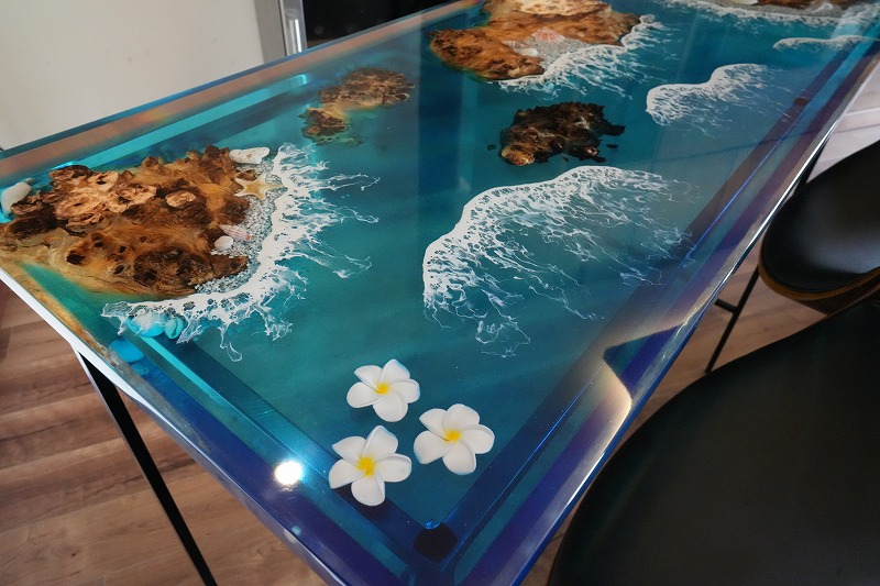 【岐阜県岐阜市】ハワイOceanレジンカウンター