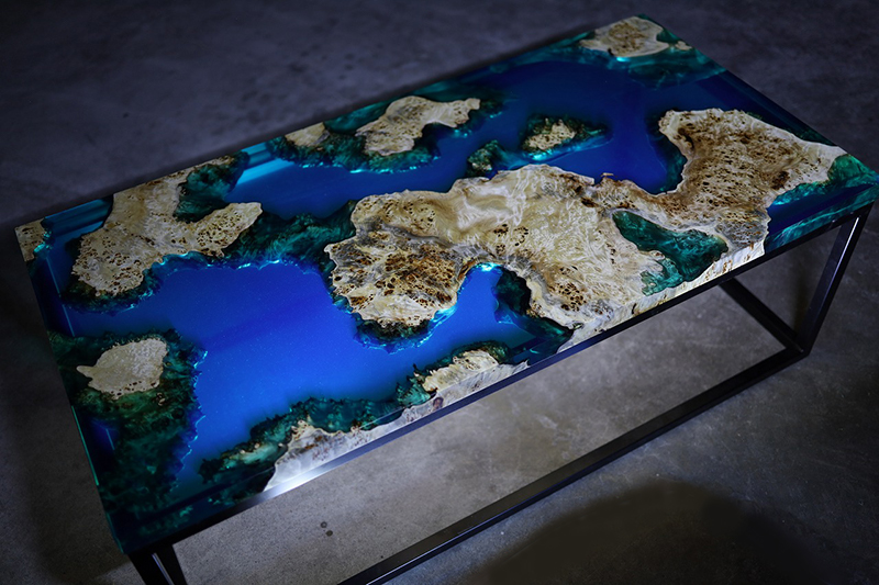 レジンテーブル