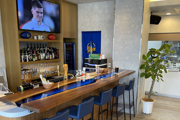 【埼玉県ワイルドナイツ様】ワイルドブルー レジンカウンター