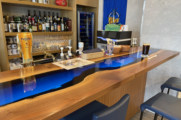 【埼玉県ワイルドナイツ様】ワイルドブルー レジンカウンター