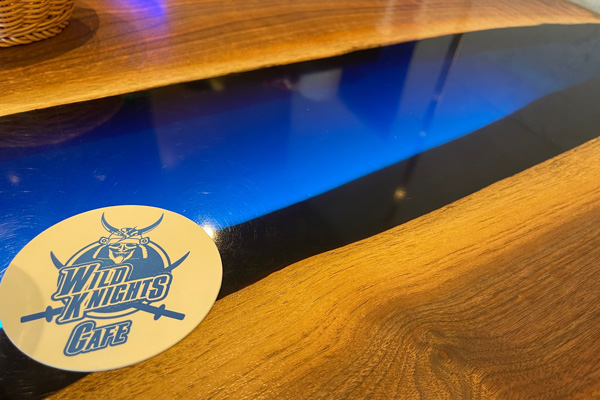 【埼玉県ワイルドナイツ様】ワイルドブルー レジンカウンター