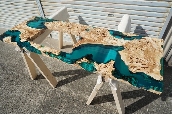 レジンテーブル