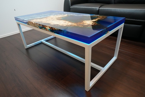 【神奈川県】ポプラ×Oceanレジンテーブル