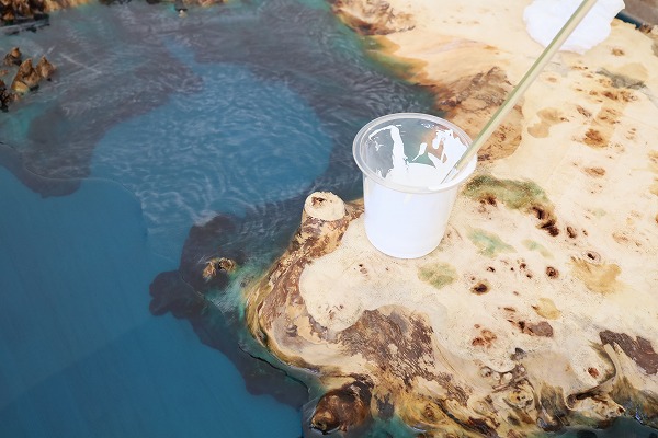 レジンテーブル 倉庫