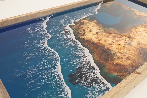 レジンテーブル 倉庫