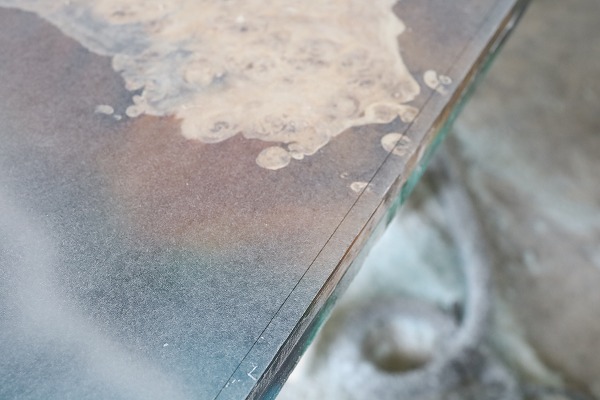 レジンテーブル 倉庫