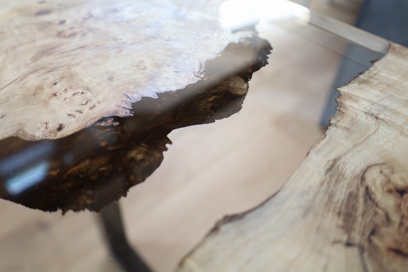 【神奈川県】ポプラ×クリア レジンテーブル