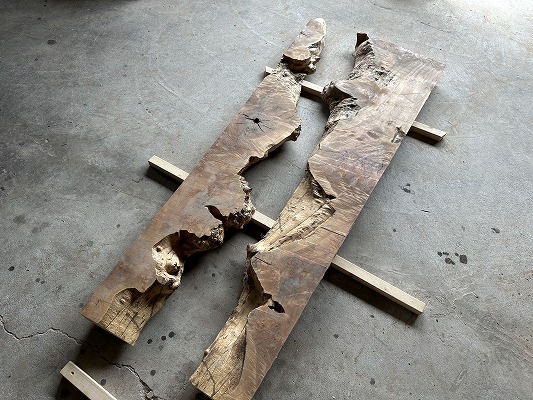 レジンテーブル 倉庫