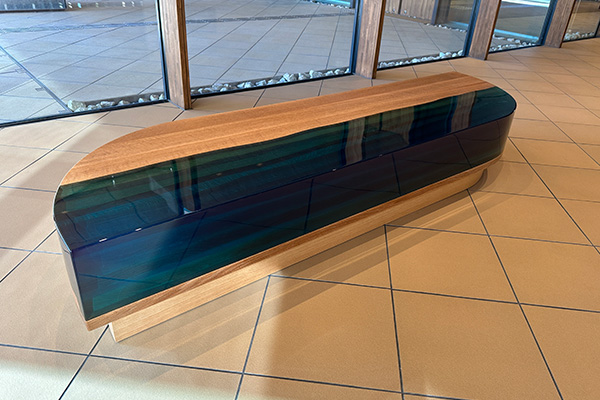 【静岡県浜松市】立方体レジンベンチ