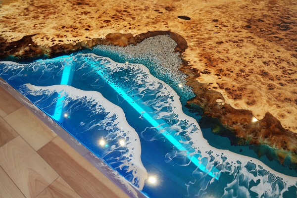 【兵庫県淡路島】ポプラ×Oceanレジンテーブル