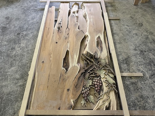 レジンテーブル 倉庫