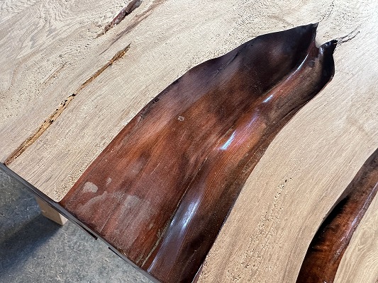 レジンテーブル 倉庫