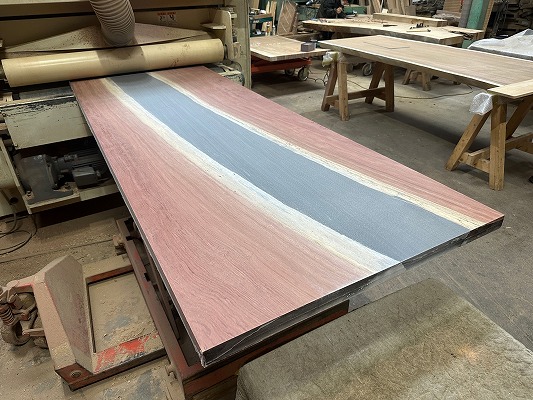 レジンテーブル 倉庫