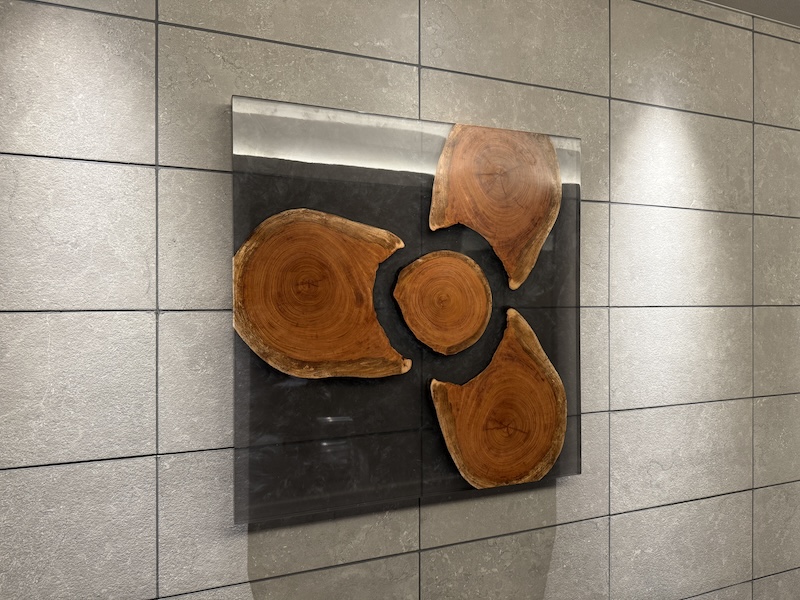 【野村不動産プラウド府中グレイス】欅壁掛けレジンアート