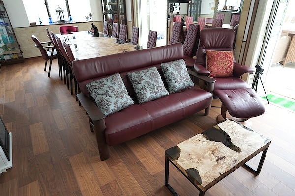 【静岡県熱海市】ポプラ×dark II ふるさと納税レジンテーブル　