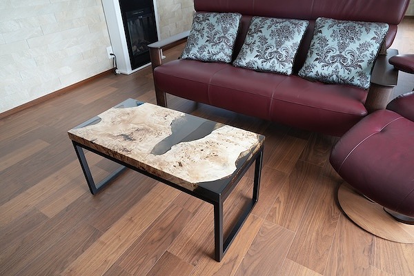 【静岡県熱海市】ポプラ×dark II ふるさと納税レジンテーブル　