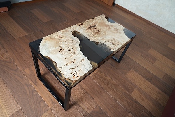 【静岡県熱海市】ポプラ×dark II ふるさと納税レジンテーブル　