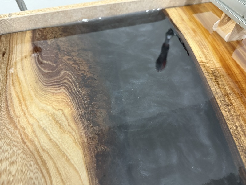 レジンアートパネルの木材