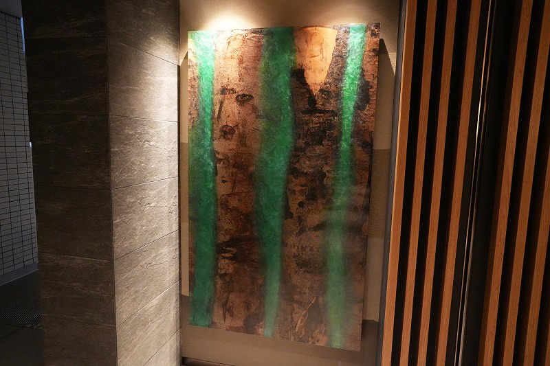 【野村不動産プラウド府中晴見町】欅壁掛けレジンアート