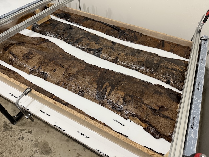 富士樹海ナラ　持ち込みレジンテーブル