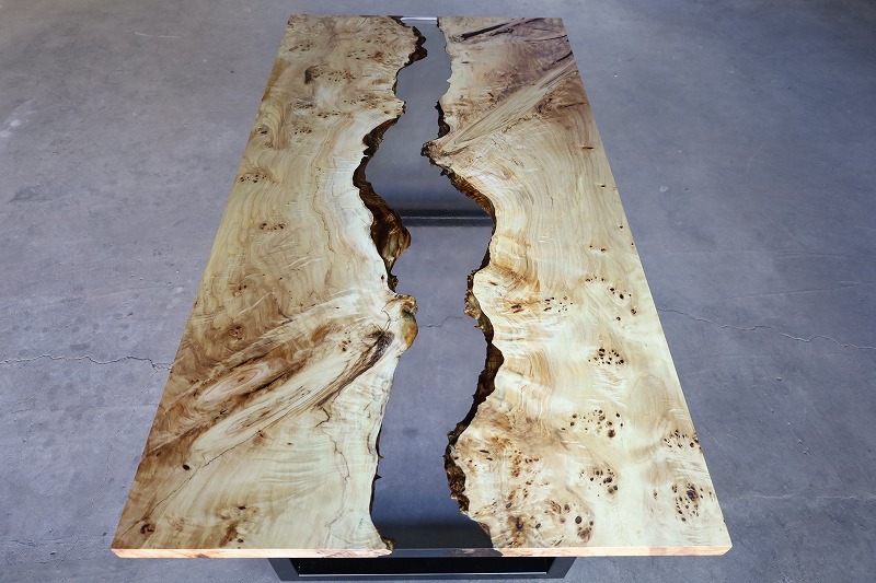 【神奈川県】ポプラ×クリア レジンテーブル