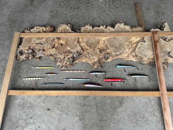 ルアーテーブル　製作