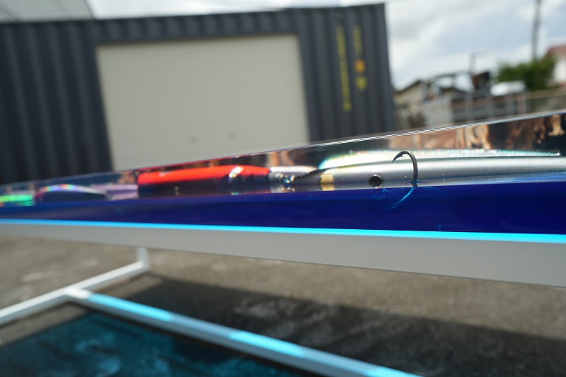 【沖縄県宮古島】コレクション（ルアー）レジンテーブル