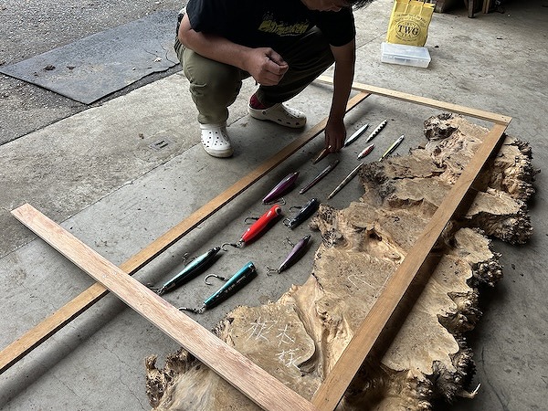 ルアーテーブル　製作