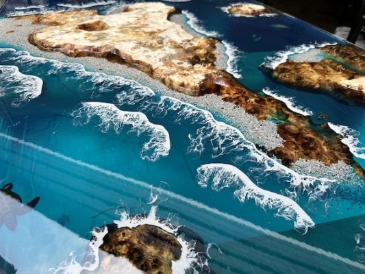 レジンアート 海