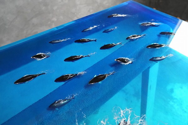 【沖縄県宮古島】ポプラ×Oceanレジンテーブル